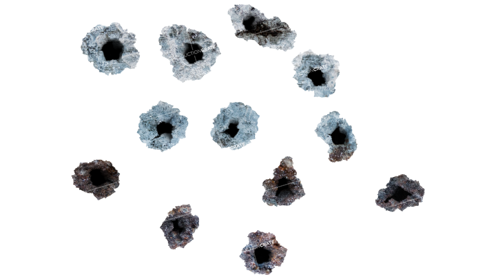 Bullet Hole - Stock Photography (720x405), Png Download