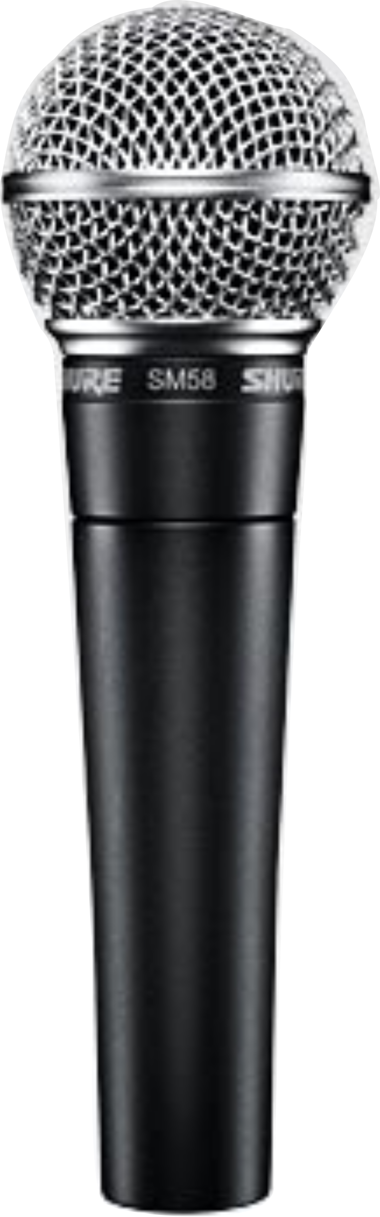 Microphone Png Image - Shure Sm58-lc Cardioid Dynamic Vocal Microphone W/ (750x2401), Png Download