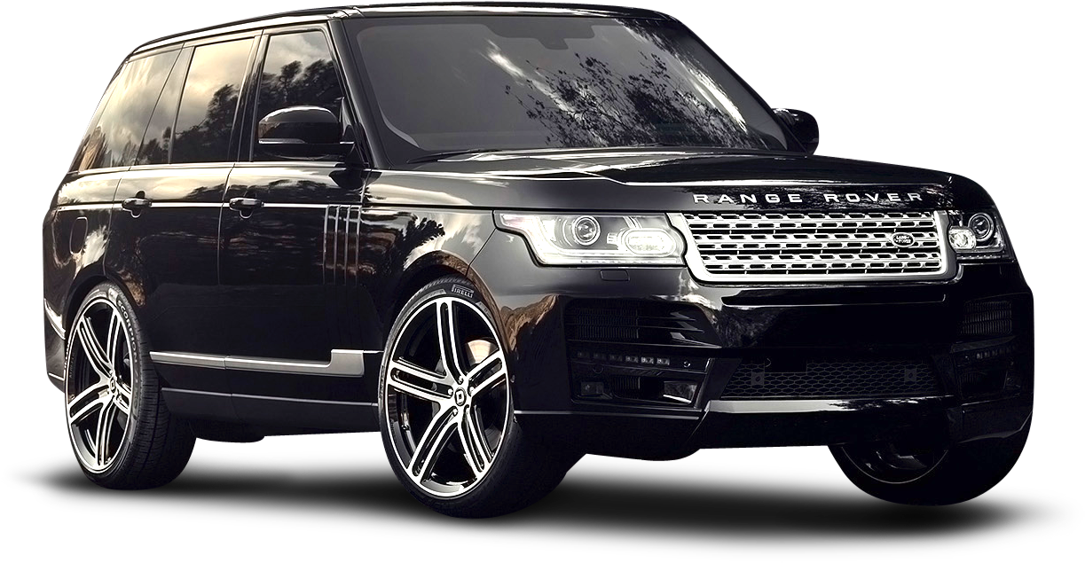 Black Range Rover Piano Car Png Image - Range Rover Car Png (1247x693), Png Download