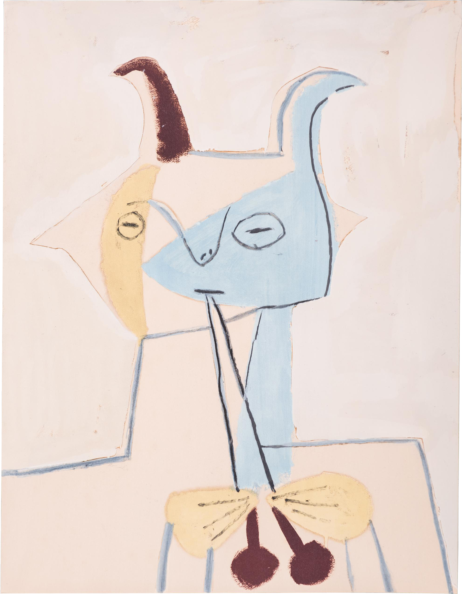 Picture Royalty Free Library France Drawing Watercolor - Pablo Picasso (2048x2048), Png Download