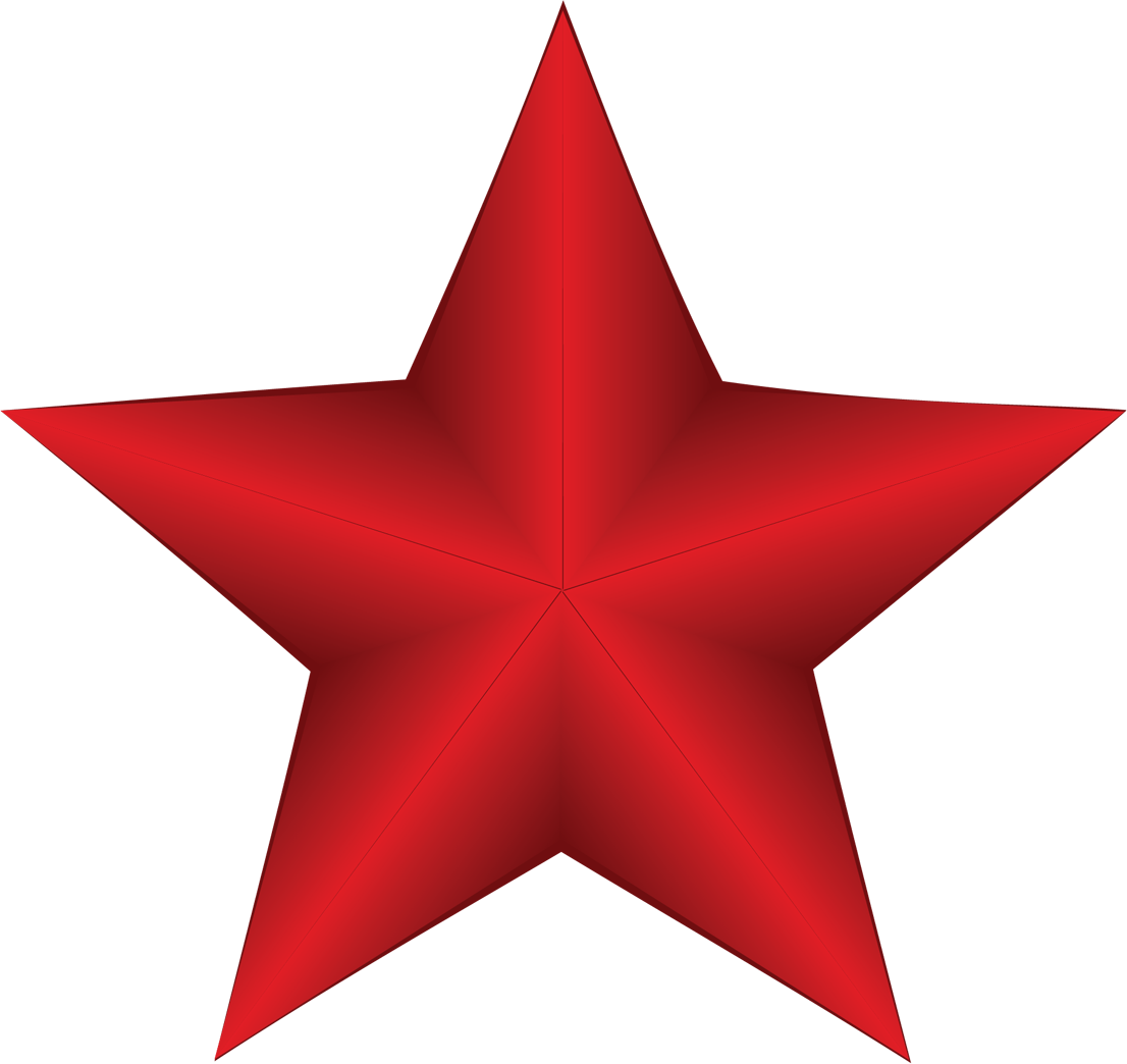 Red Star Png - Star Red Logo (1106x1044), Png Download
