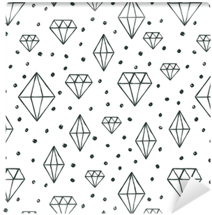 Vector Seamless Pattern With Hand Drawn Watercolor - Stock Illustration (400x400), Png Download
