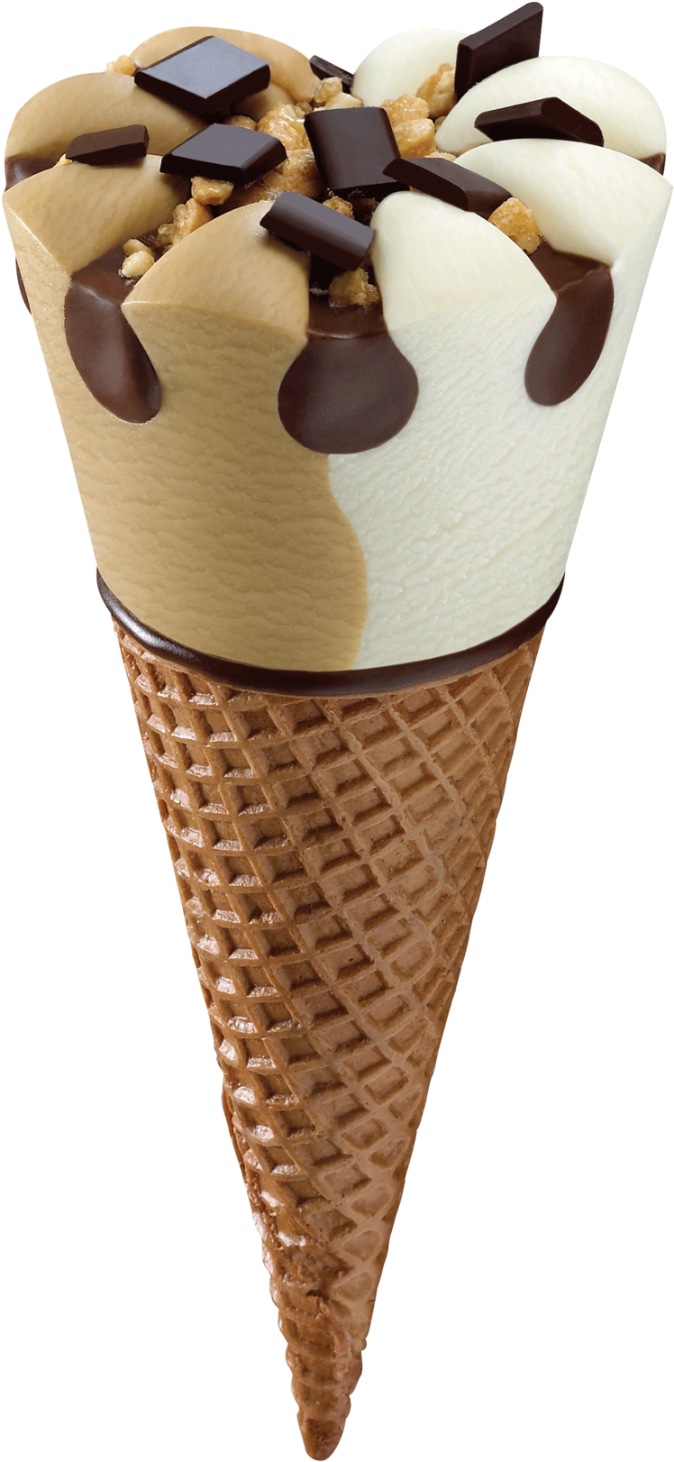 Free Png Ice Cream Png Images Transparent - Butter Scotch Ice Cream Cone (480x1027), Png Download