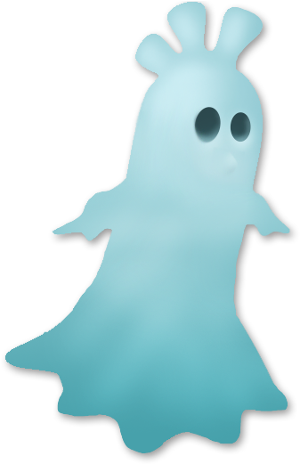 Halloween Ghost - Wiki (523x523), Png Download