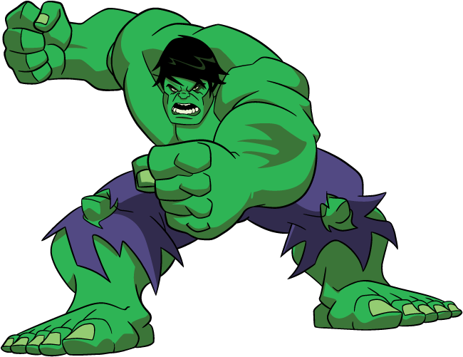 Share This Image - Avengers Earth's Mightiest Heroes Hulk (649x500), Png Download