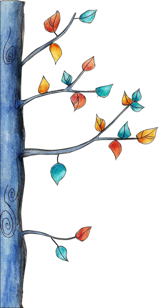 Use Branches As Day Dividers - Bordes De Estaciones Del Año (543x1024), Png Download