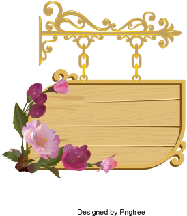 Beautiful Cartoon Lovely Vintage Hand Painted Wooden - Rose (360x360), Png Download