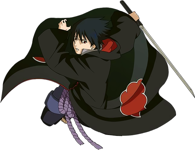 Sasuke In Akatsuki 2 By Sajjad1231 On Deviantart - Shippuden Ultimate Ninja Storm 2 (700x541), Png Download