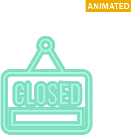 Closed Sign - Felons (548x548), Png Download