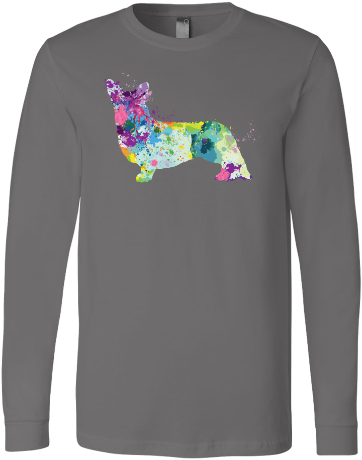Welsh Corgi Cardigan In Watercolor Women's O-neck - One Punch Man Ugly Sweater Png (1000x1000), Png Download