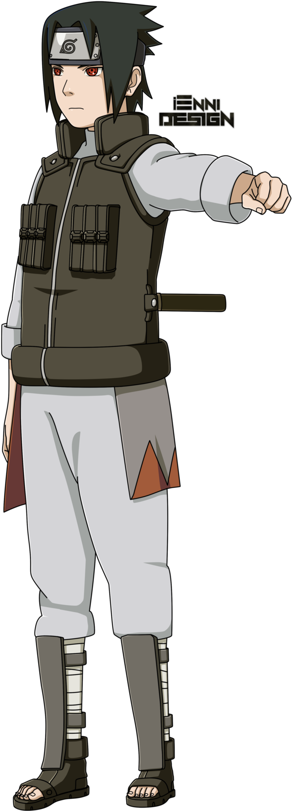 Sasuke Uchiha Police Force (1024x1707), Png Download