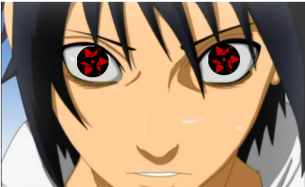 No Caption Provided - Mangekyou Sharingan Sasuke Uchiha (600x510), Png Download