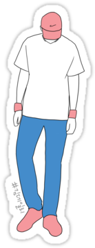 Tumblr Static Sticker375x360 - Standing (375x360), Png Download