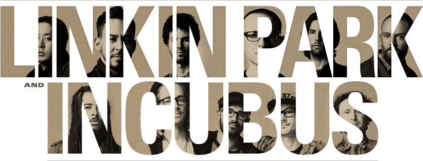 Linkin Park Incubus (857x327), Png Download