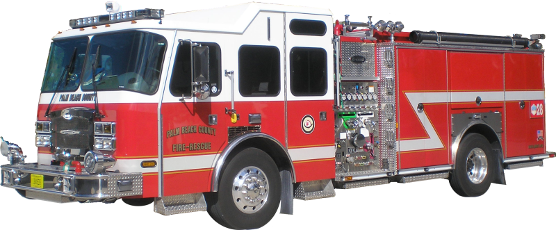 Fire Engine Png - Fire Brigade Png (800x331), Png Download