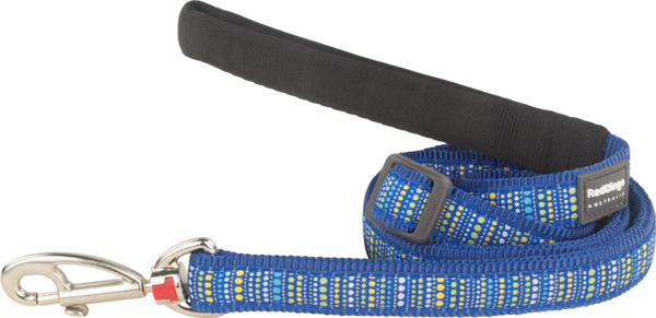 Red Dingo Lotzadotz Dark Blue Dog Leash Medium (600x291), Png Download