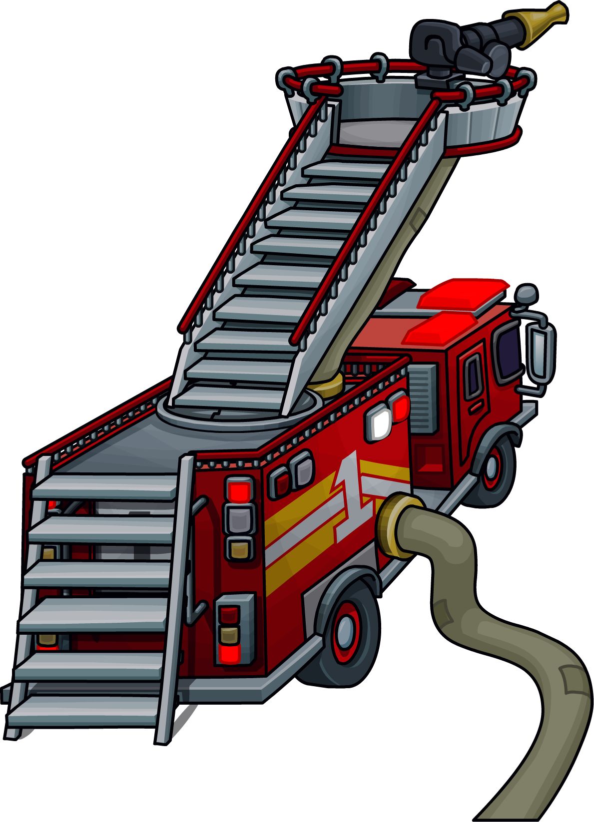 Operation Blackout Firetruck - Fire Engine (1189x1646), Png Download