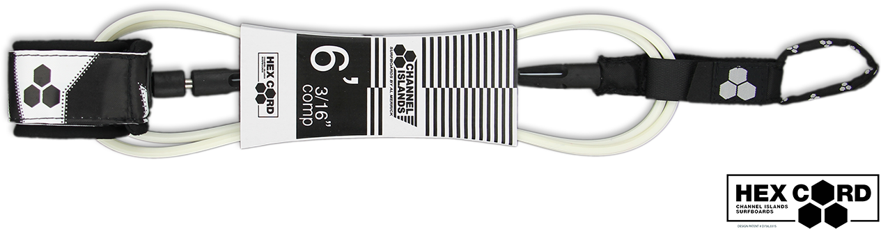 Parker Coffin Signature Hex Cord - Channel Islands Hex Leash (1264x431), Png Download