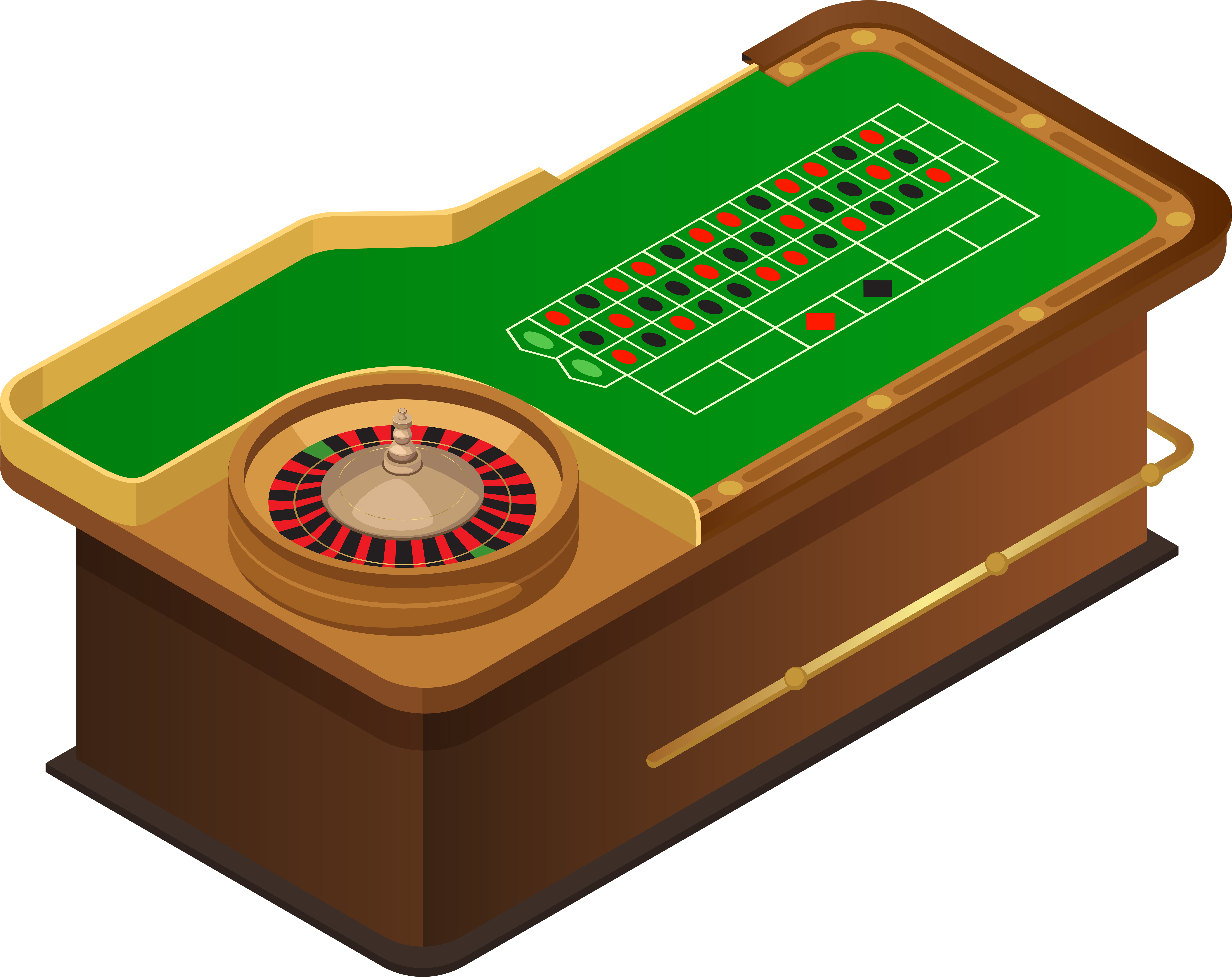 Roulette Table Png Clip Art (8000x6345), Png Download