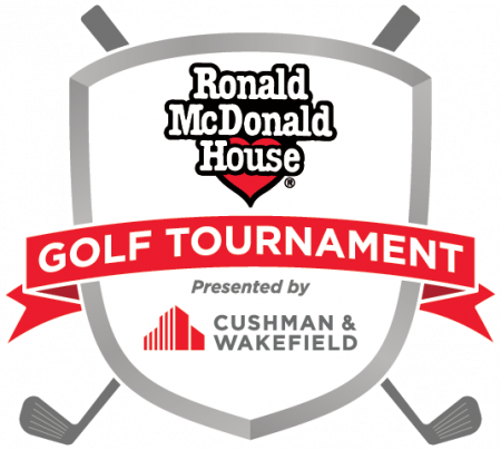 33rd Annual Golf Tournament & Dinner Auction - Ronald Mcdonald House Golf Tournament Logo (450x404), Png Download
