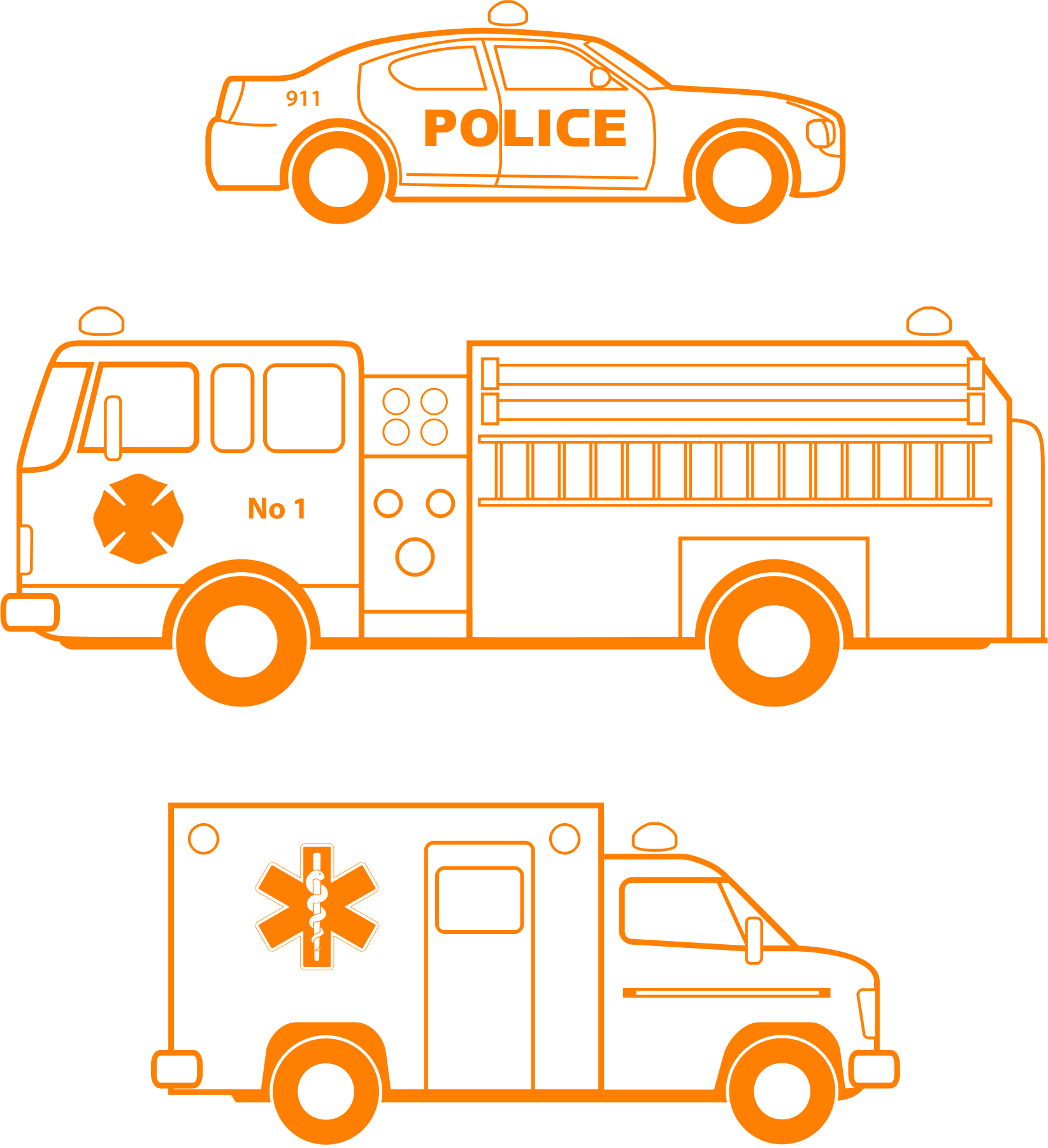 Clipart Transparent Stock Ambulance Vector Draw - Ambulance Clipart (1645x1802), Png Download