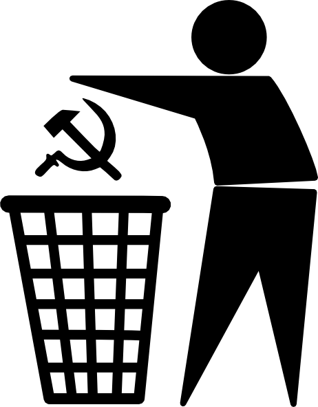 How To Set Use Toss Out Communism Clipart (462x592), Png Download