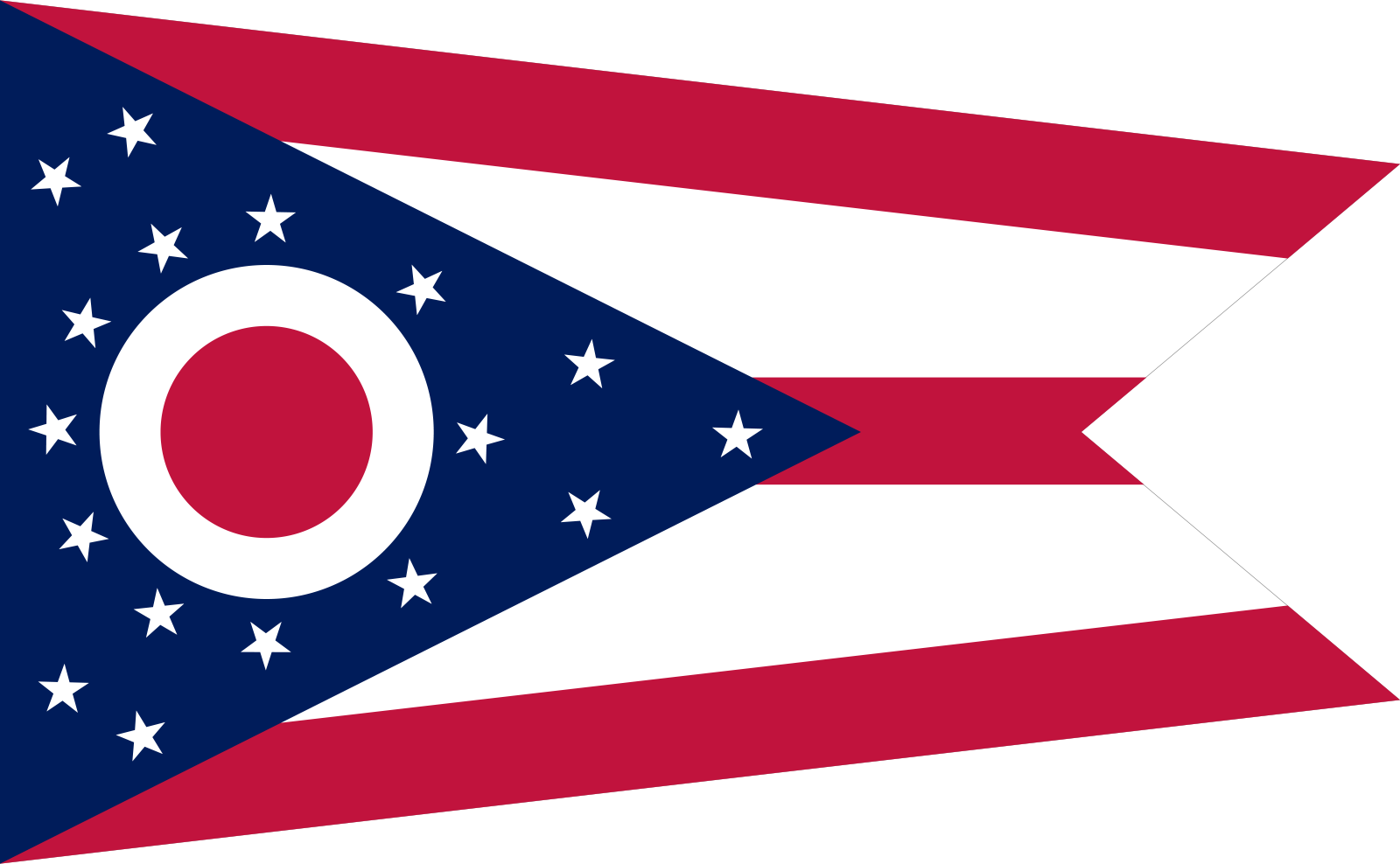 Ohio Communist Flag - Flag Of Ohio (1280x788), Png Download