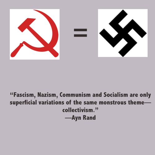 Communism V - - Communism V National Socialism (500x500), Png Download