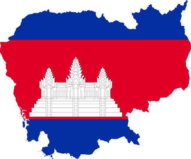 Culver City-based Company Net Effects Traders Brings - Cambodia Flag (640x534), Png Download