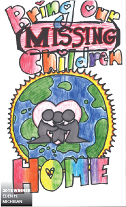 2019 National Missing Children's Day - National Missing Children's Day 2018 (361x432), Png Download