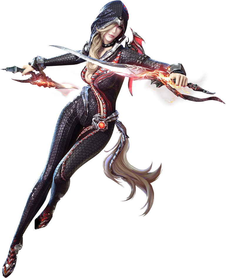 Female Assassin Ninja Outfit, Game Character, Character - Pixel Art Aion (769x945), Png Download