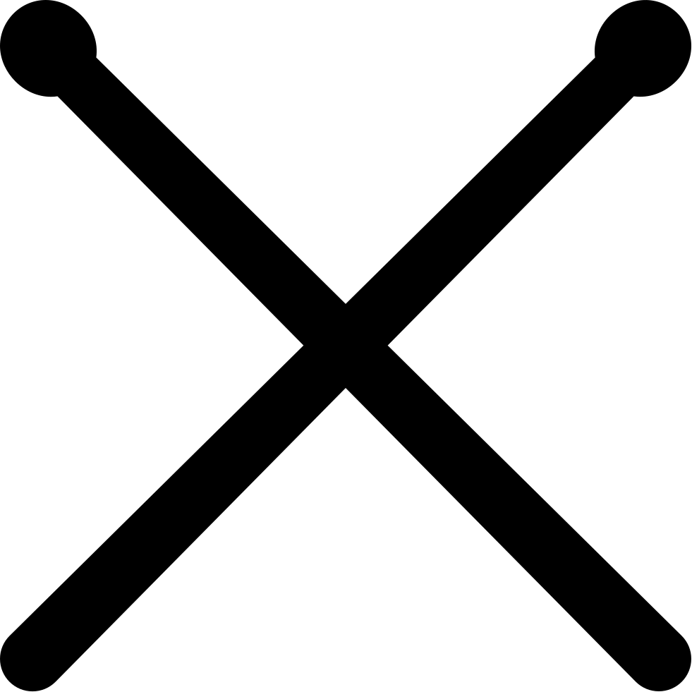 Drumsticks Comments - Drum Sticks Icon Png (981x981), Png Download