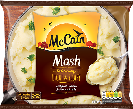 Mashed Potato - Mccain Home Chips Straight Cut 750g (500x500), Png Download