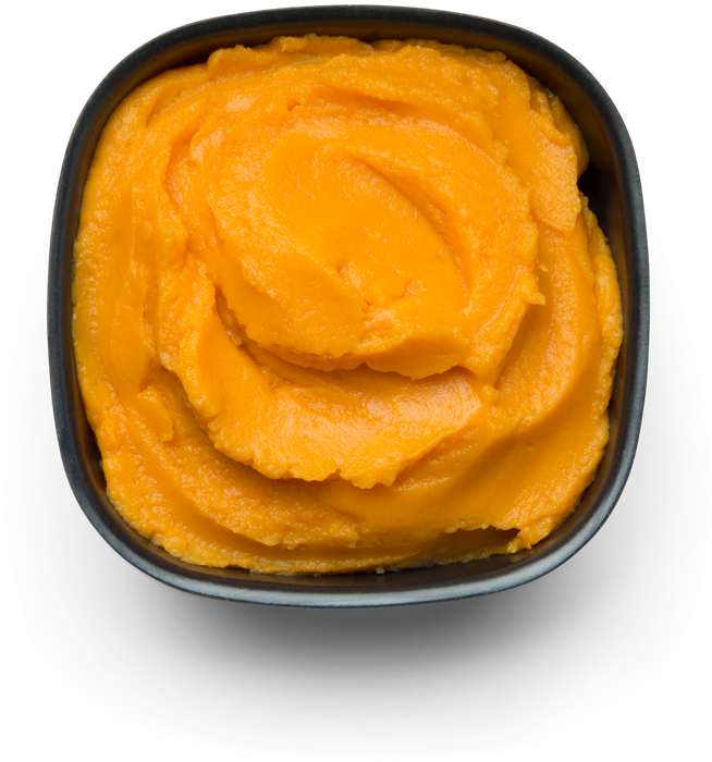 Mashed Sweet Potatoes - Sweet Potato Mash Png (1242x1242), Png Download