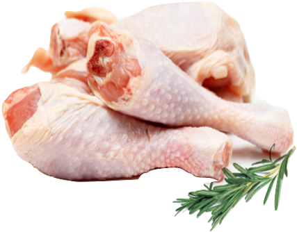 Chicken Drumsticks - Chicken Meat Cut Png (467x364), Png Download