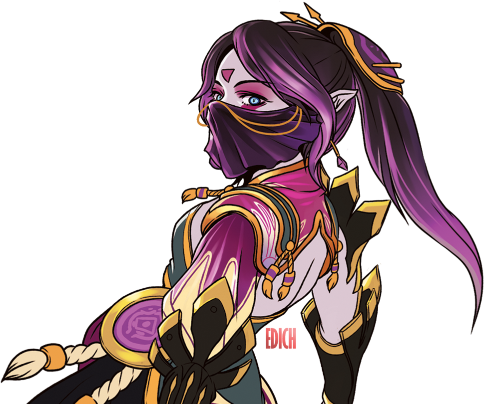 Templar Assassin By Edich - Templar Assassin Fan Art (1024x818), Png Download