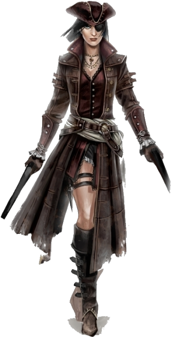 Preview Art - Assassin's Creed Black Flag Png (350x717), Png Download