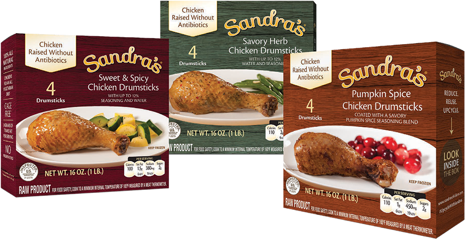Drumsticks - Sandras Chicken, Creamy Jalapeno - 2 Entrees, 10 Oz (960x509), Png Download