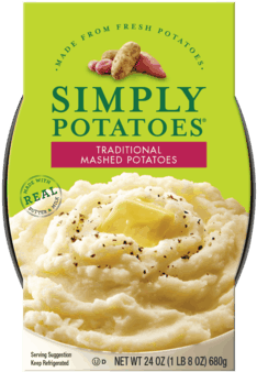 Simply Potatoes® Mashed Potatoes - Simply Potatoes Mashed Sweet Potatoes - 24 Oz (348x348), Png Download