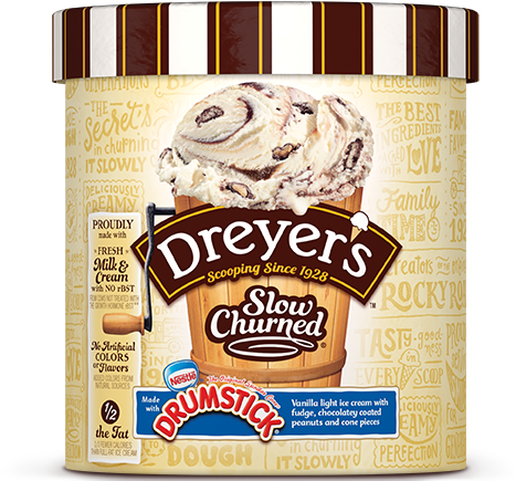 Nestlé® Drumstick® Sundae Cone - Dreyers Cherry Ice Cream (500x480), Png Download