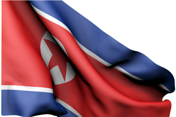 Remains Of 55 American Soldiers Killed In North Korea - North Korean Flag Png (688x387), Png Download