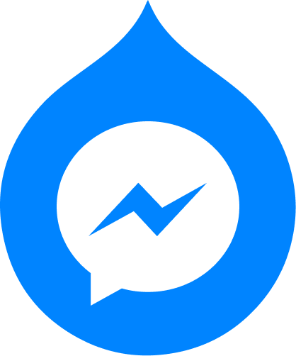 Drupal Fb Messenger - Social Media Messenger Icon (418x502), Png Download