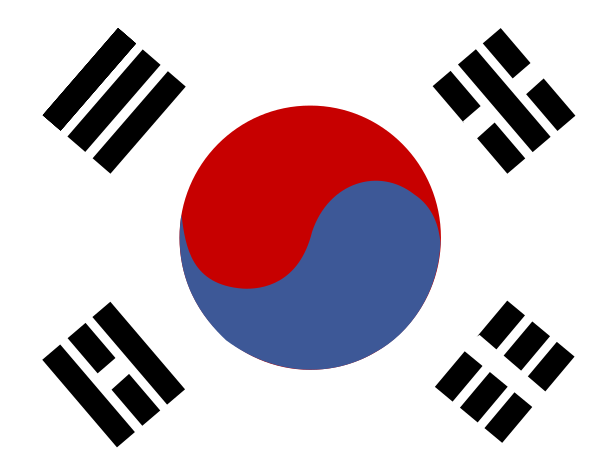 Flag Of Republic Of Korea Logo Png Transparent - South Korea Flag (2400x1800), Png Download