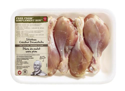 Pc Free From Air Chilled Chicken Drumsticks Skinless - Pork Steak (420x420), Png Download