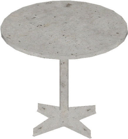 Pedestal Table - End Table (472x472), Png Download