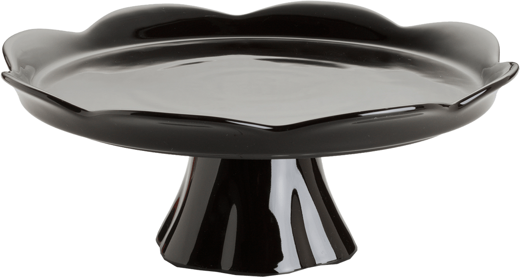 Rococo Noir Black Cake Pedestal Stand - Black Cake Stand By Rosanna (1200x1200), Png Download