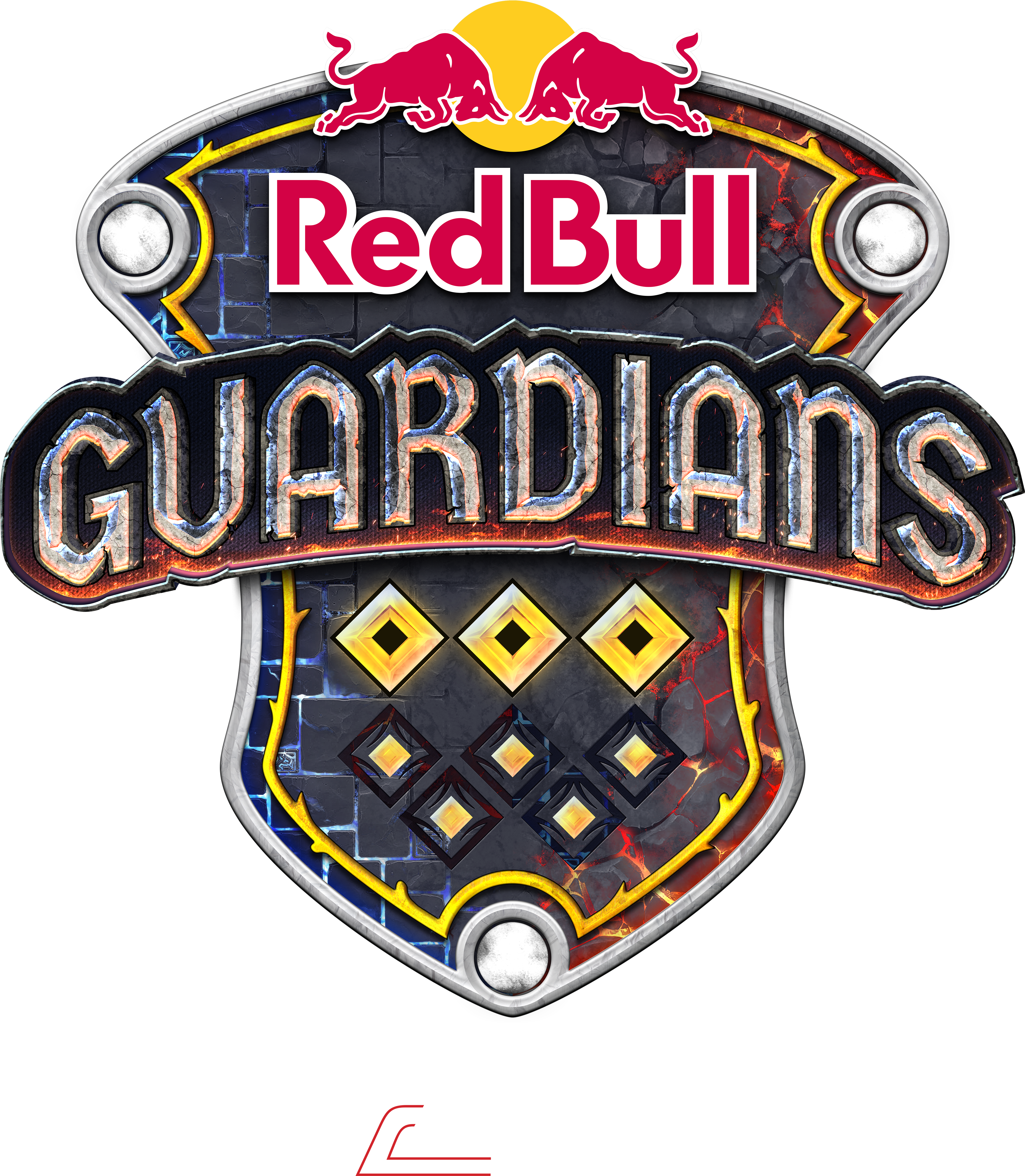 Mineski Win Red Bull Guardians - Red Bull (4000x4600), Png Download