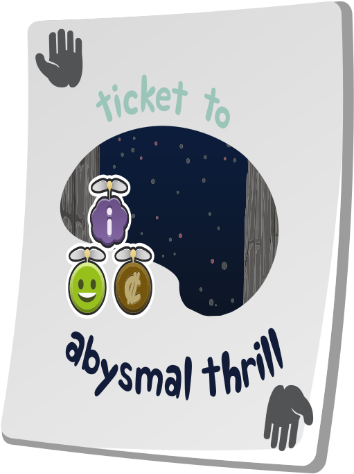 Misc Paradise Ticket Abysmal Thrill Clipart Icon Png - Clip Art (769x800), Png Download
