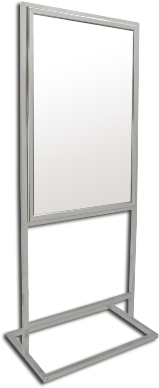 Bass Loc Pedestal Free Standing Frame - Advertising (608x800), Png Download