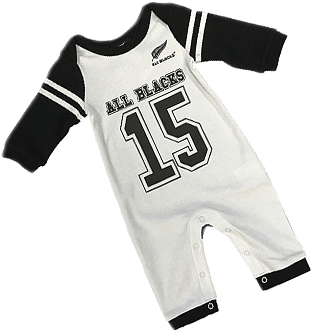 All Blacks Baby All In One - Infant (600x600), Png Download